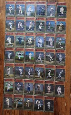 Picture, Helmar Brewing, Helmar Cabinet III Card # 20, Hank GREENBERG (HOF), End of swing; no fence, no stripes, Detroit Tigers